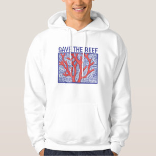 Spara av Lycklig-fisken i revet Hoodie
