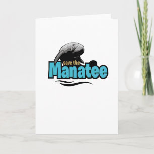 Spara av Manatea-Helgdag Helgkort