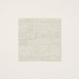 Spara av minimalistisk vit linen-Vintage, datum In Fyrkantigt Visitkort