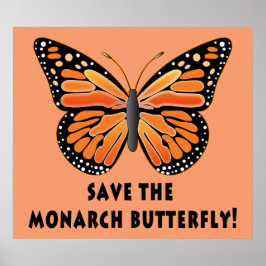 Spara av Monarch Butterfly Poster