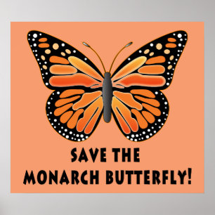Spara av Monarch Butterfly Poster