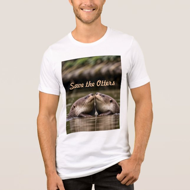Spara av Ottrar T Shirt (Framsida)
