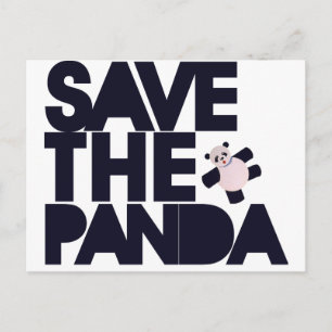Spara av Panda Bear Vykort