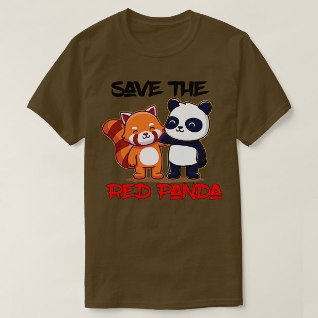Spara av panda Cute T Shirt (Design framsida)