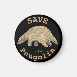 Spara av Pangolin utrotningshotade koronavirusdjur Magnet