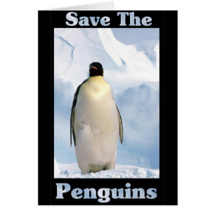 Spara av Penguins Hälsningskort