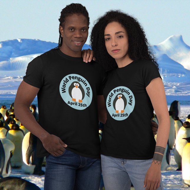 Spara av Penguins världsdag T Shirt (Skapare uppladdad)