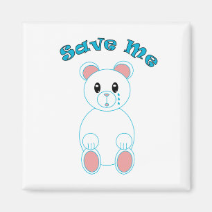 Spara av Polarna Bear Gråter Magnet