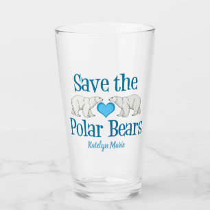 Spara av Polarna Bears Glaskopp