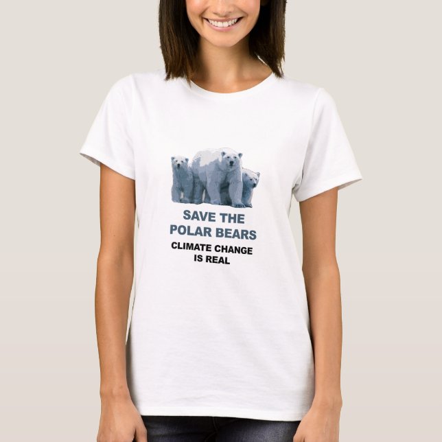 Spara av Polarna Bears Tee Shirt (Framsida)