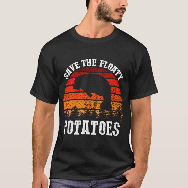 Spara av potatisen Floaty T Shirt (Framsida)