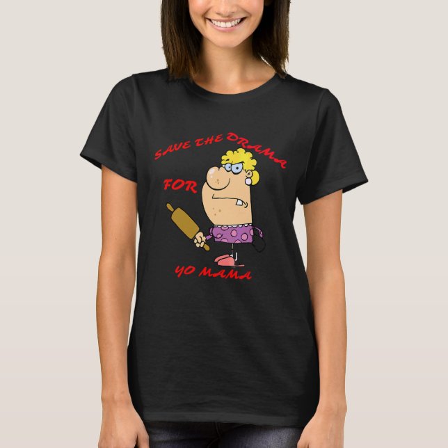 Spara av rama för Unga-Mamman T Shirt (Framsida)