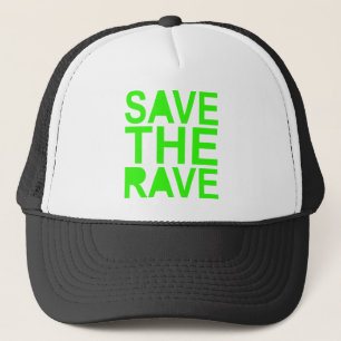 Spara av rave-grönten NU RAVE raver 80s-scenen Keps