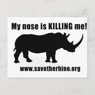 Spara av Rhino Vykort