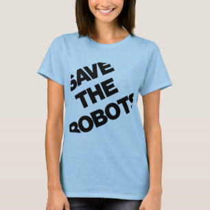 Spara av roboterna efter timmars Klubb NYC Tee Shirt