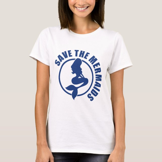 SPARA AV SJÖJUNGFRUARNA TEE SHIRT (Framsida)