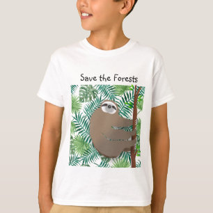 Spara av skogarna Stigande vid Träd T Shirt