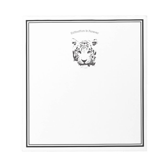 Spara av tigern anteckningsblock (Framsida)