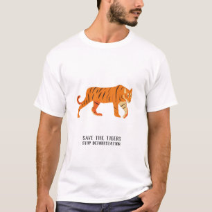 Spara av tigrarna Stoppa avskogningen T Shirt