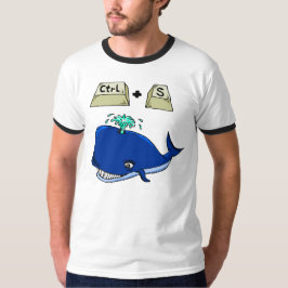 Spara av val tee shirt