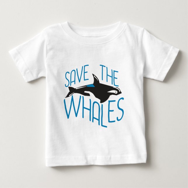 Spara av valarna t-shirt (Framsida)