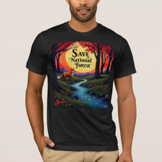 spara av vår nationella skog och parker t shirt