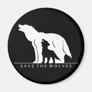 Spara av Vargarna Magnet