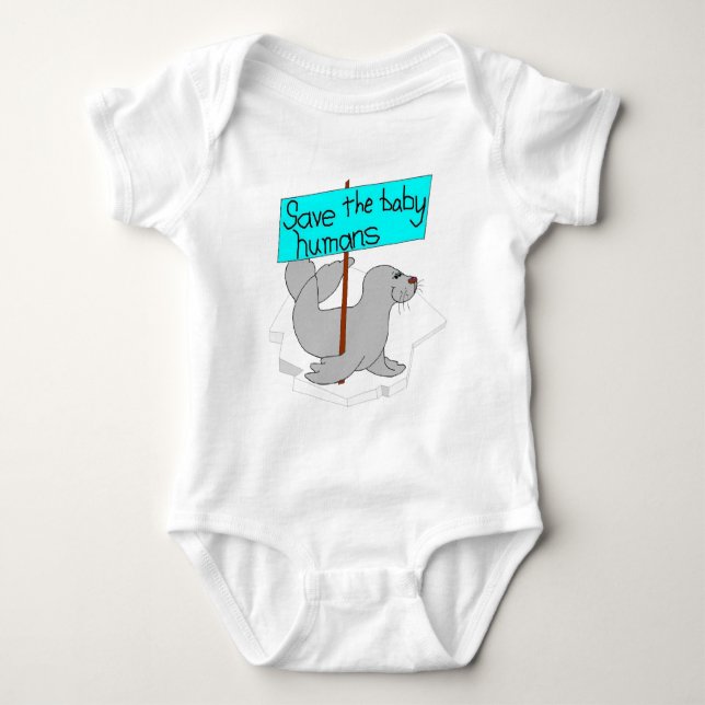 Spara babymänniskorna t-shirt (Framsida)