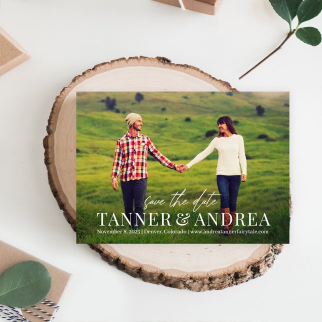 Spara bara datumkortet i FÄRG, EDITABLE Tack Kort (Skapare uppladdad)