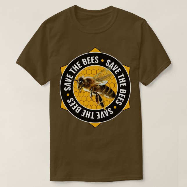 Spara Bees Environment Activist T Shirt (Design framsida)