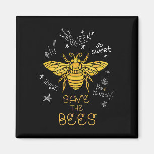 Spara Bees Graffiti Apiary Shirt Bee Beekeeper Magnet