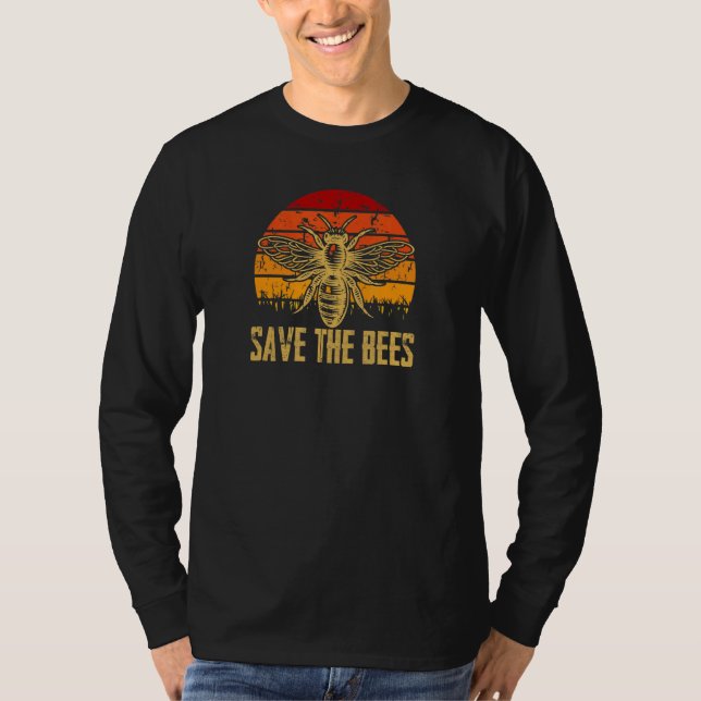 Spara Bees Harvest Succulous  Grass Na T Shirt (Framsida)