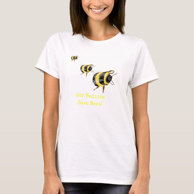 SPARA BEES och Spara i världen Tröja (Framsida)