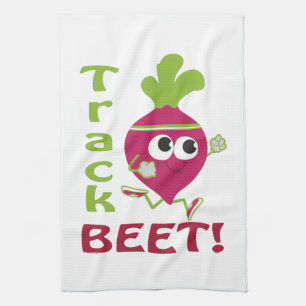 Spåra beet kökshandduk