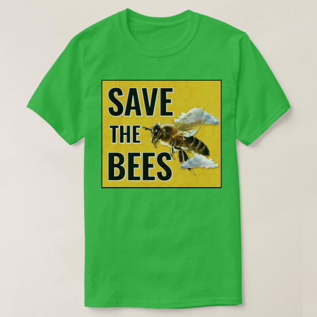 Spara Bes Klimatförändringsaktivist T Shirt (Design framsida)