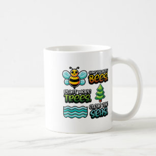 Spara Bes Plant Träd Clean Seas Environmental Pro Kaffemugg