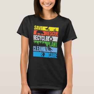 Spara Bes Rädding Dag för ren havsmiljö T Shirt