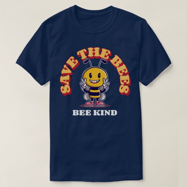Spara Bina Bee Älskare T Shirt (Design framsida)