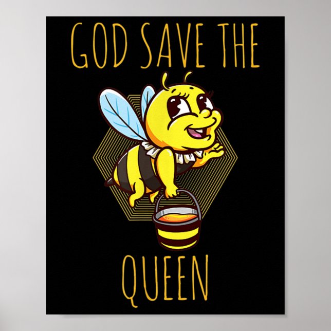 Spara Bina Biodling Miljöskydd _ Poster (Framsidan)