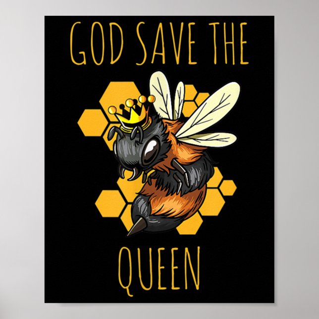 Spara Bina Biodling Miljöskydd _ Poster (Framsidan)