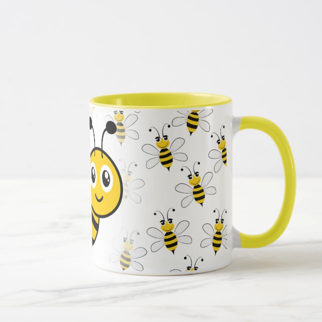 Spara Bina Inspirerande Bihonungsälskare Present  Mugg (Höger)