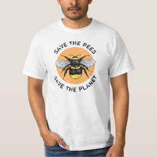 Spara bina räddade planeten t shirt