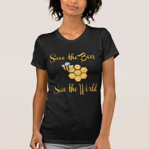 Spara bina sparar världen t-shirt