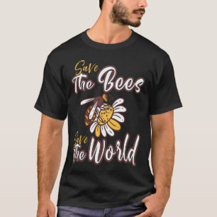 Spara bina sparar världen t shirt
