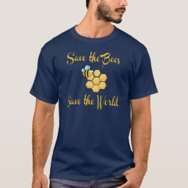 Spara bina sparar världen tee shirt