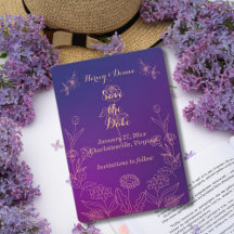 Spara blommigten Datumvibrant Magenta Lila infogad