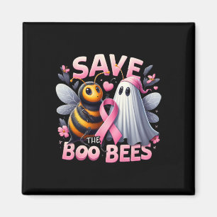 Spara Boo Bees Breast Cancer Warrior Halloween Magnet