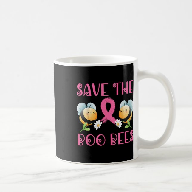 Spara Boo Bees Breast Warrior Survivor Cancer A Kaffemugg (Höger)