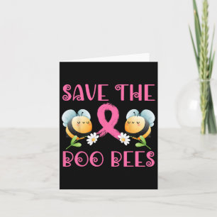 Spara Boo Bees Breast Warrior Survivor Cancer A Kort