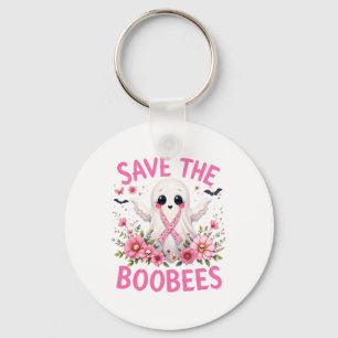 Spara Boo Bees bröstcancer Halloween Kvinnor Nyckelring